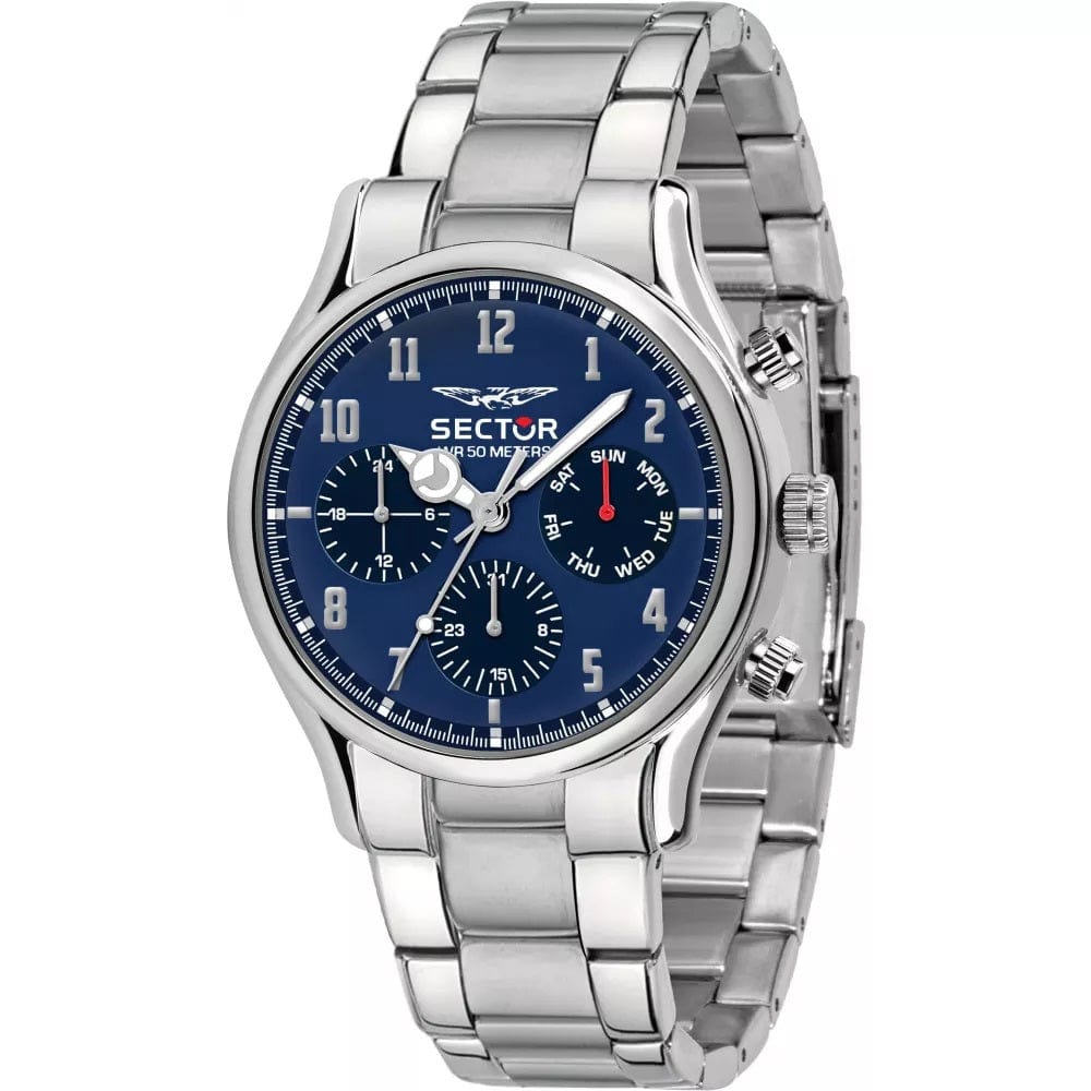 Sector Watch Sector 660 Multifunction Blue Dial Silver Chronograph Brand