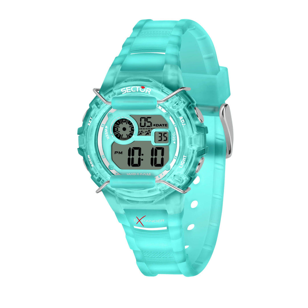 Sector Watch Sector EX-05 Light Blue Digital Watch Brand