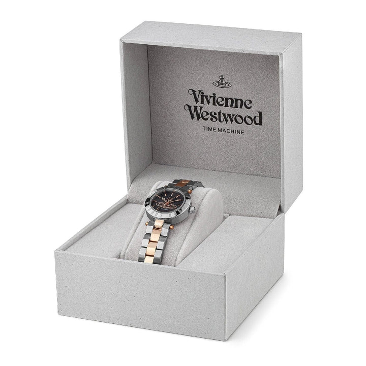 Vivienne Westwood Watch Vivienne Westwood Westbourne Orb Watch Black Dial Vivienne Westwood Women's Watch I Westbourne Orb Black Dial I Silver  Brand