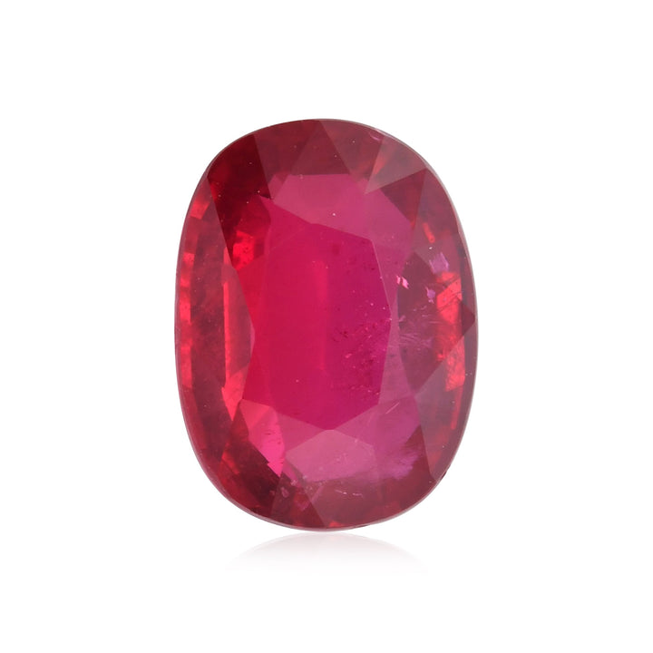 2.03 Carat Red MOZAMBIQUE Oval Ruby GRS