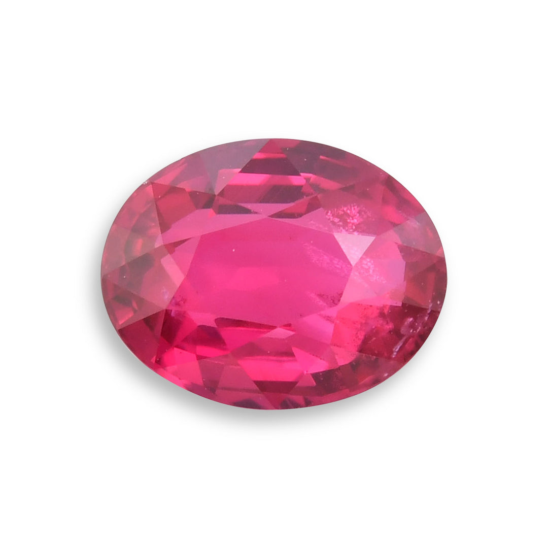 2.03 Carat Red MOZAMBIQUE Oval Ruby CD