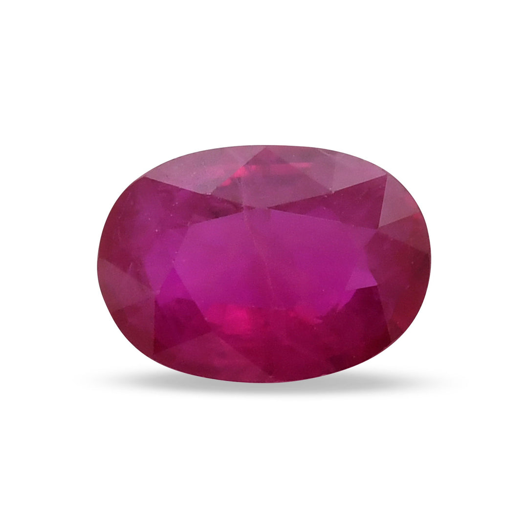 1.14 Carat Red  Oval Ruby