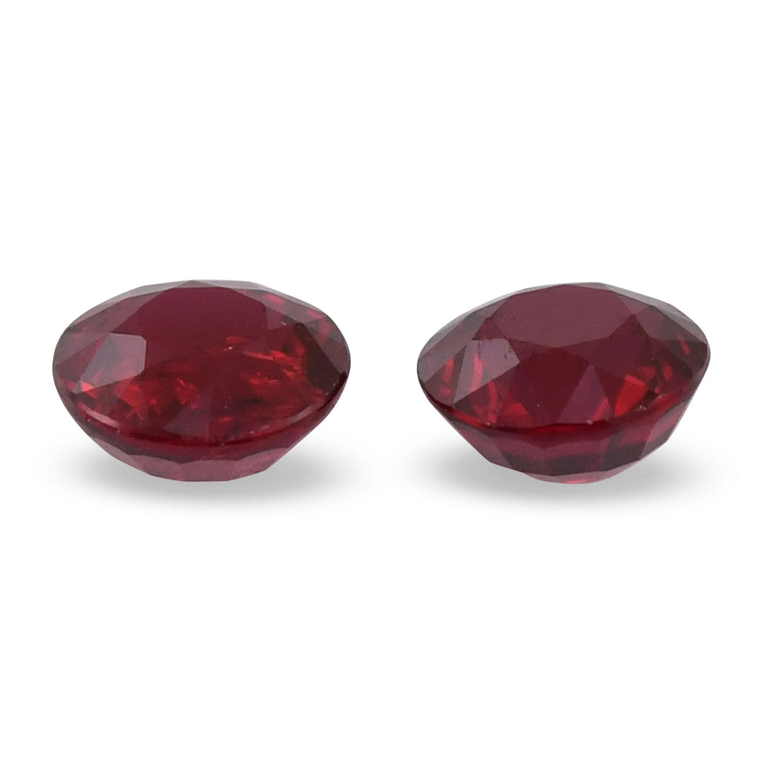 2.80 Carat Red  Round Ruby