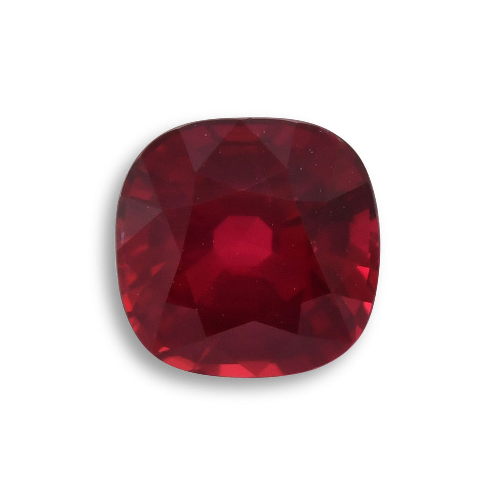 1.72 Carat Red MOZAMBIQUE Cushion Ruby CD