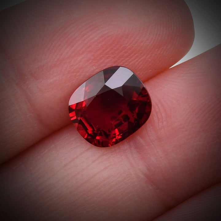 3.18 Carat Red MOZAMBIQUE Cushion Ruby CD No Heat