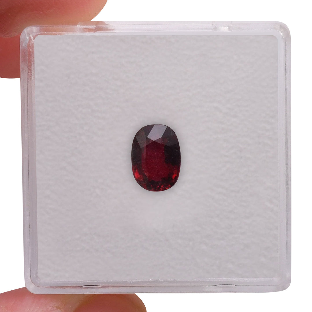 1.08 Carat Red Oval Ruby GIA No Heat