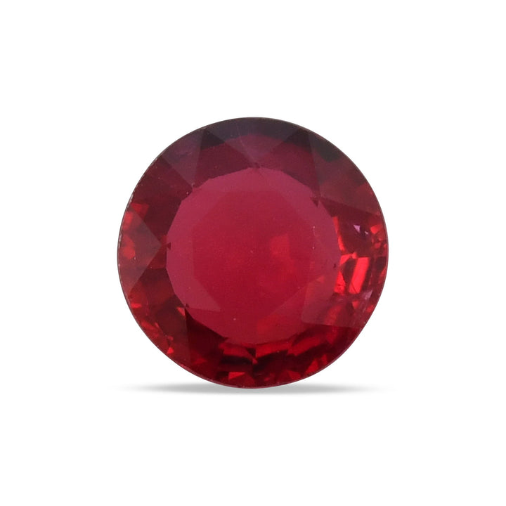 1.53 Carat Red MOZAMBICAN Round Ruby