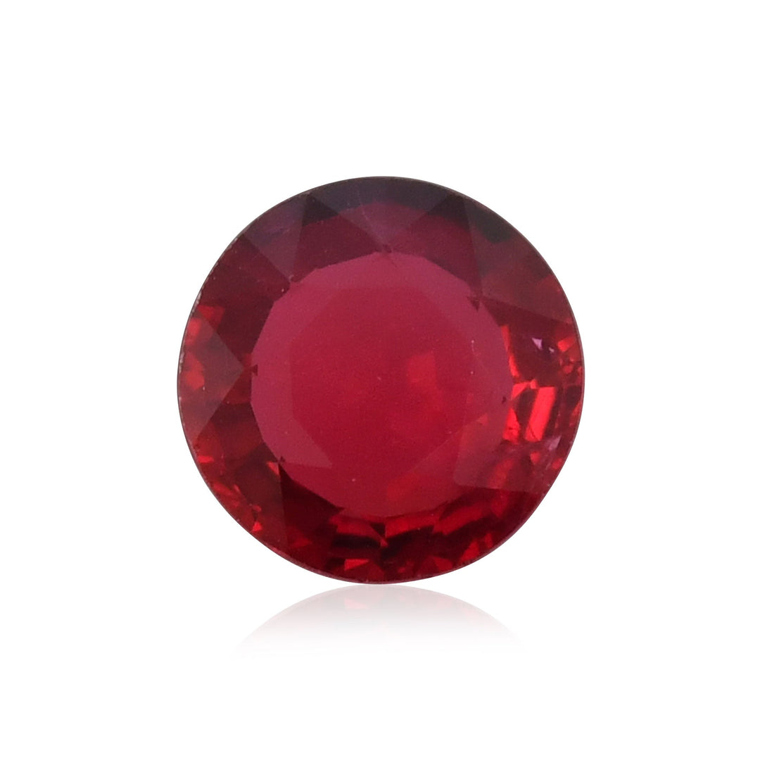 1.53 Carat Red MOZAMBICAN Round Ruby