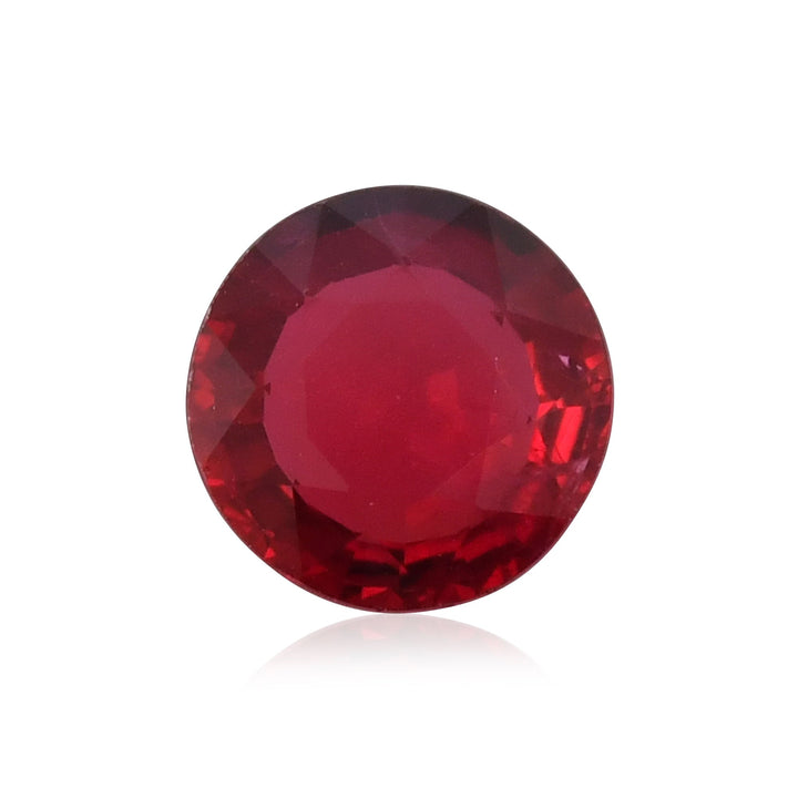 1.53 Carat Red MOZAMBICAN Round Ruby