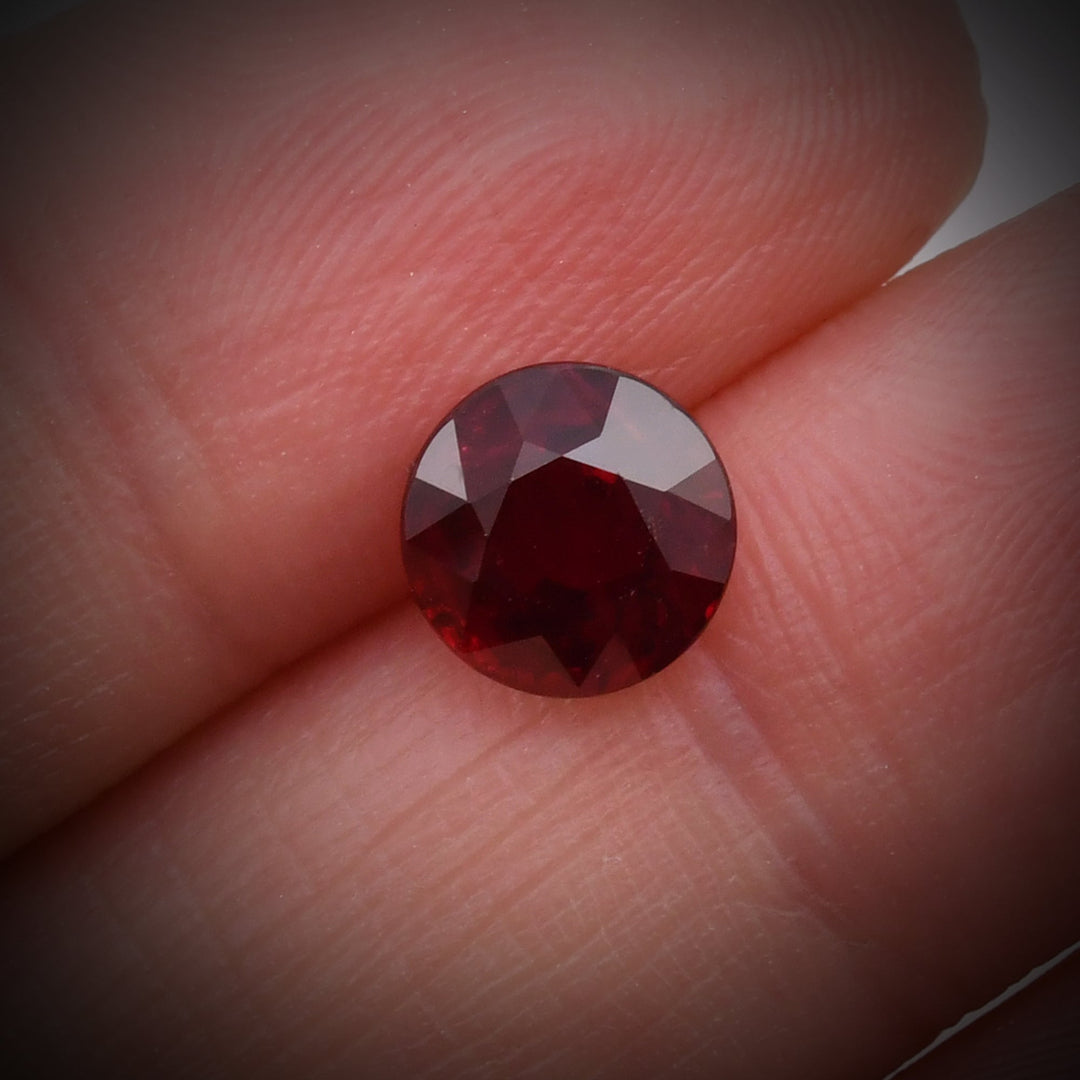 2.55 Carat Red MADAGASCAR Round Ruby CD