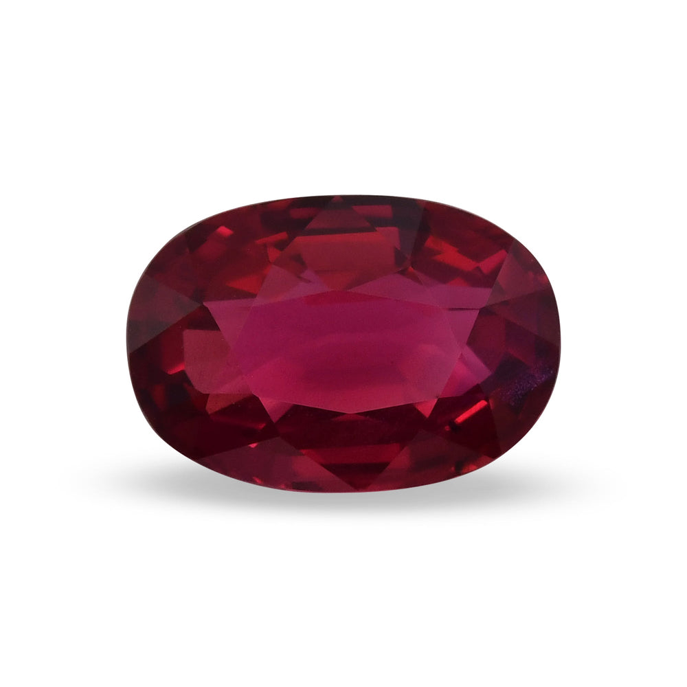 3.06 Carat Red MOZAMBIQUE Oval Ruby AGL No Heat
