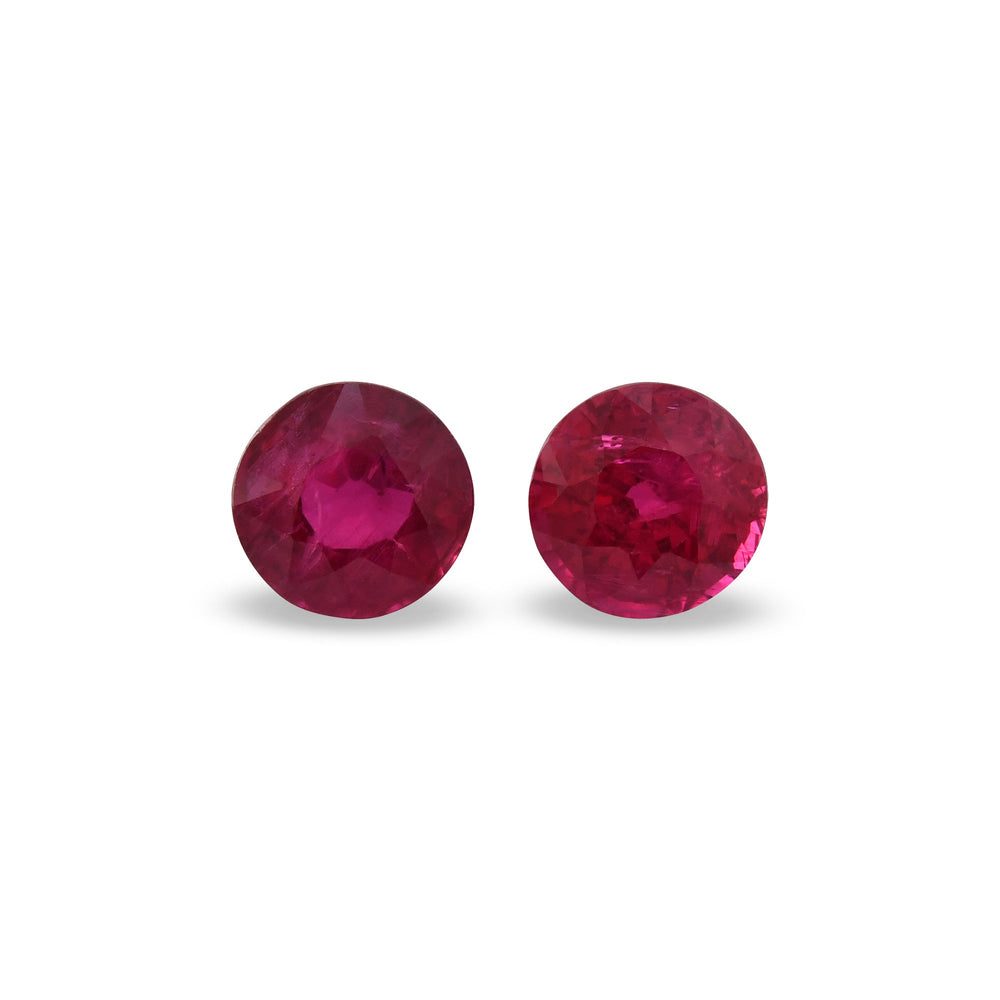 2.31 Carat Red MOZAMBICAN Round Ruby