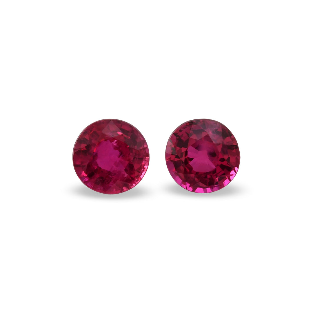 2.25 Carat Red MOZAMBICAN Round Ruby