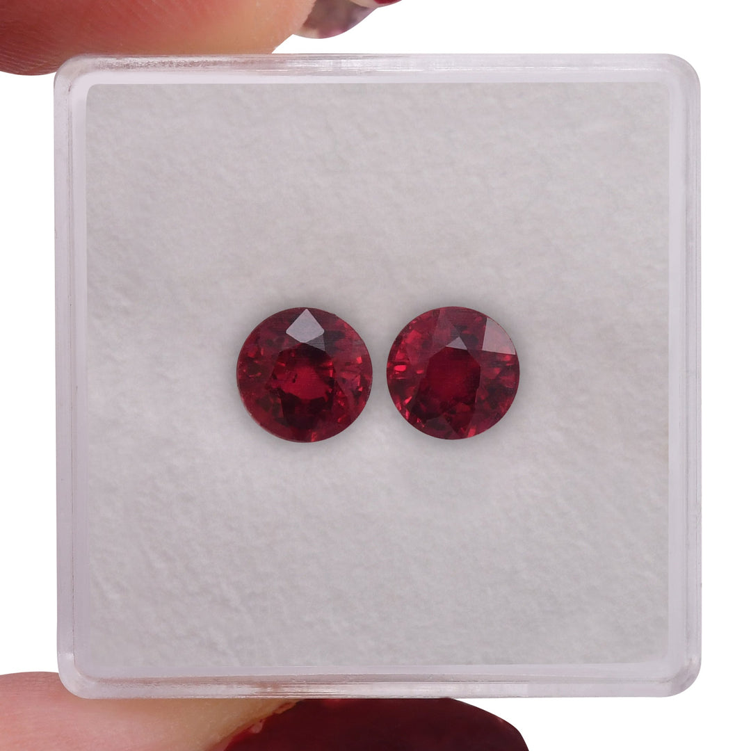 2.36 Carat Red MOZAMBICAN Round Ruby