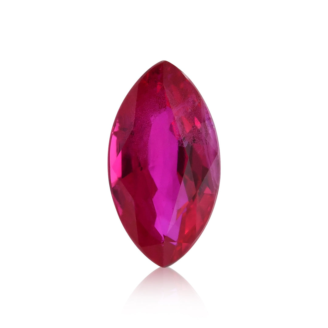 1.24 Carat Red MOZAMBIQUE Marquise Ruby