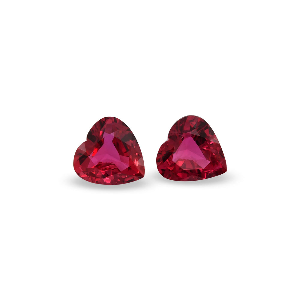 1.50 Carat Red MOZAMBICAN Heart Ruby