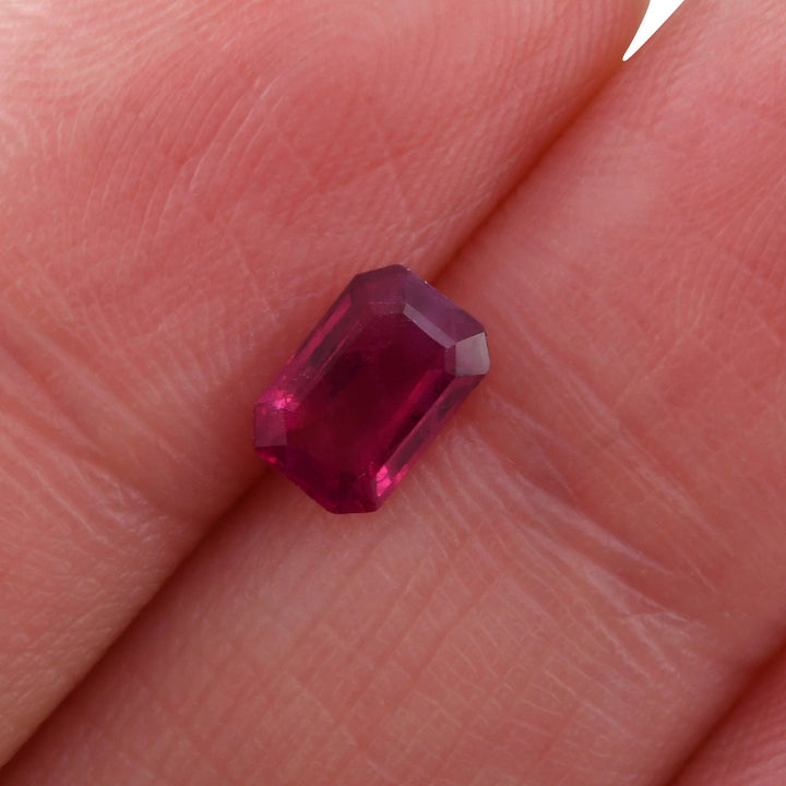 0.91 Carat Red MOZAMBIQUE Emerald Ruby