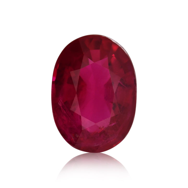 1.04 Carat Red MOZAMBIQUE Oval Ruby