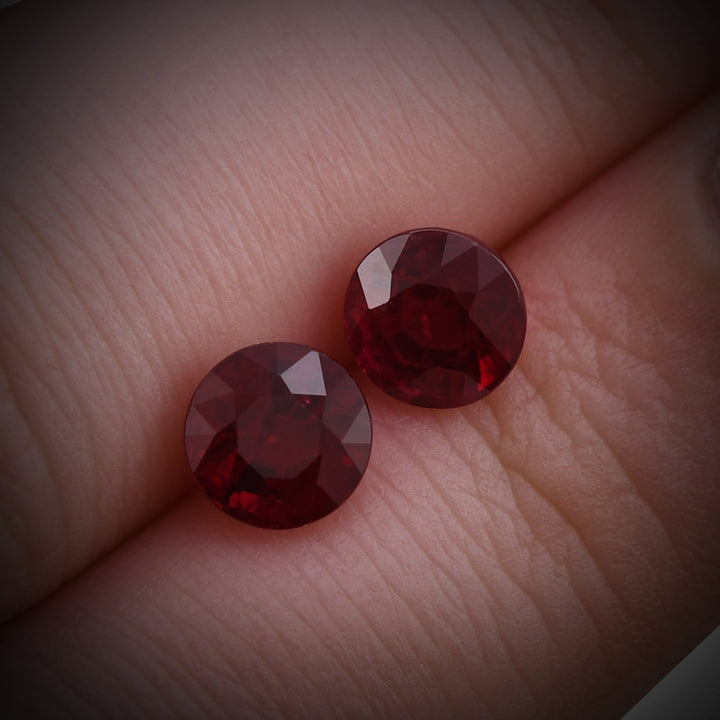 3.22 Carat Red MOZAMBICAN Round Ruby