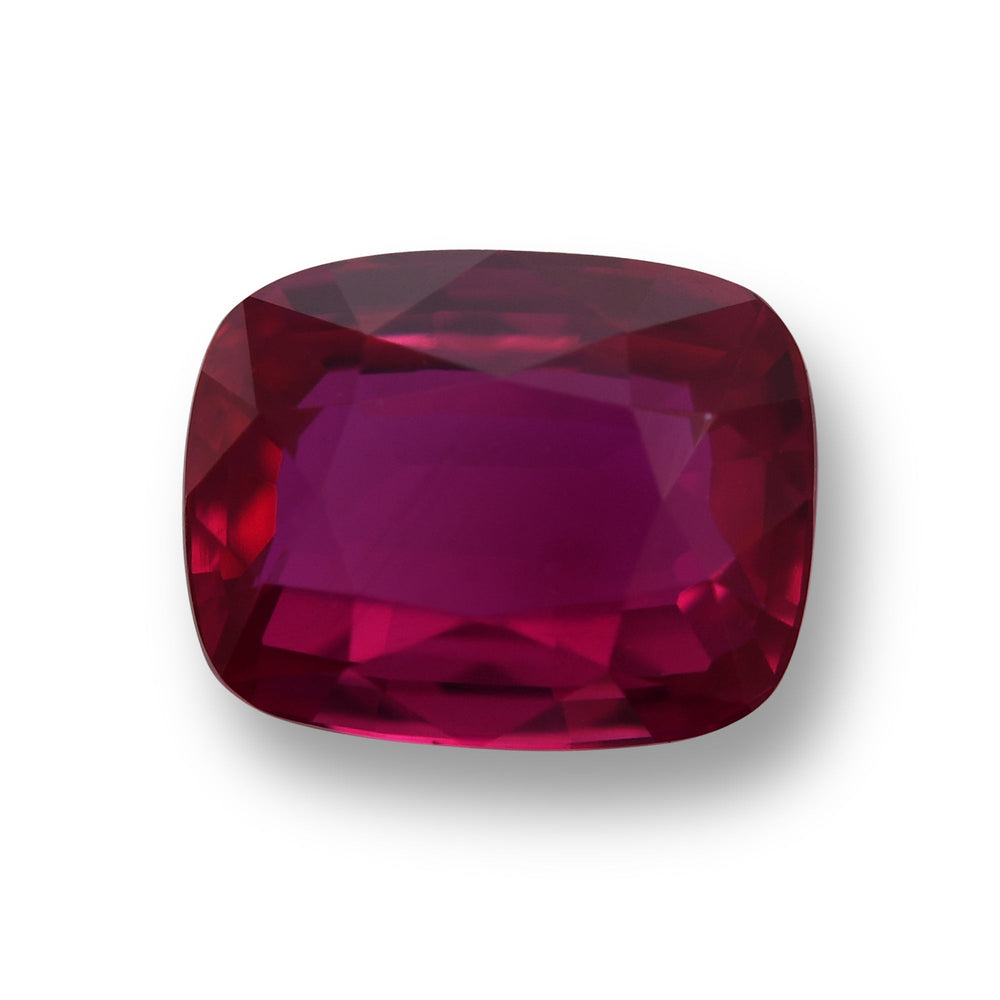 2.02 Carat Red MOZAMBIQUE Cushion Ruby CD