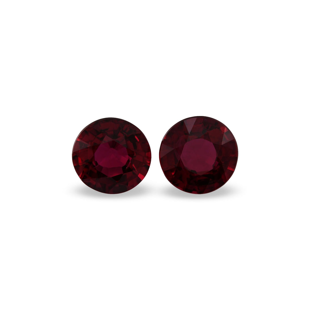 1.28 Carat Red MOZAMBICAN Round Ruby