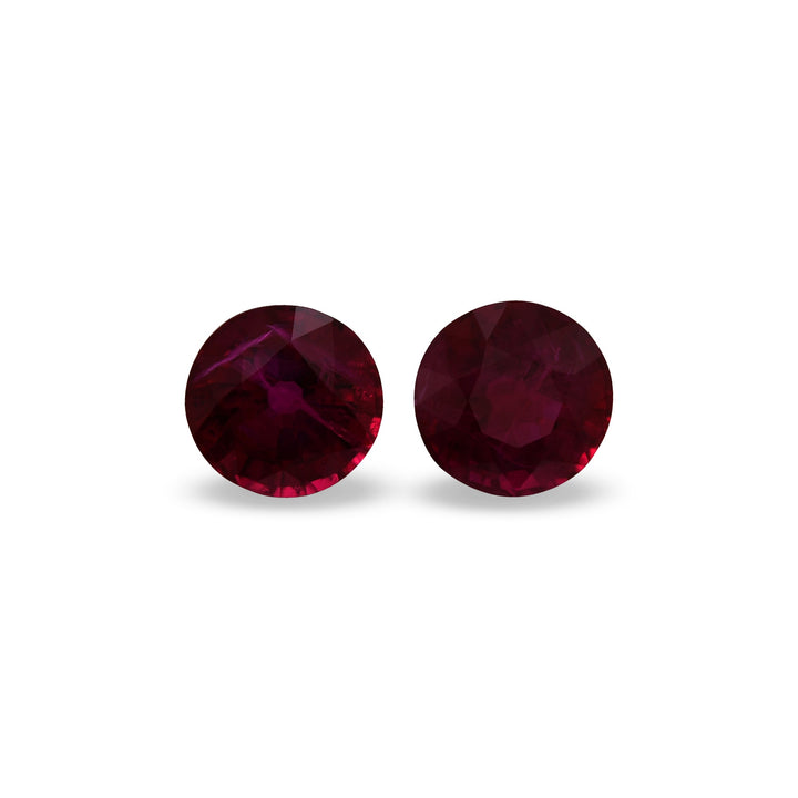1.17 Carat Red MOZAMBICAN Round Ruby