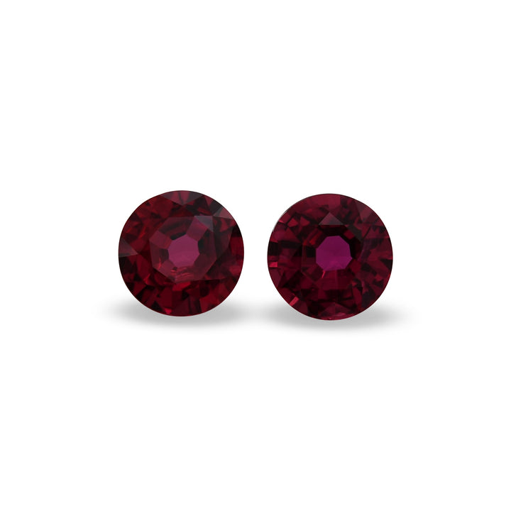1.24 Carat Red MOZAMBICAN Round Ruby