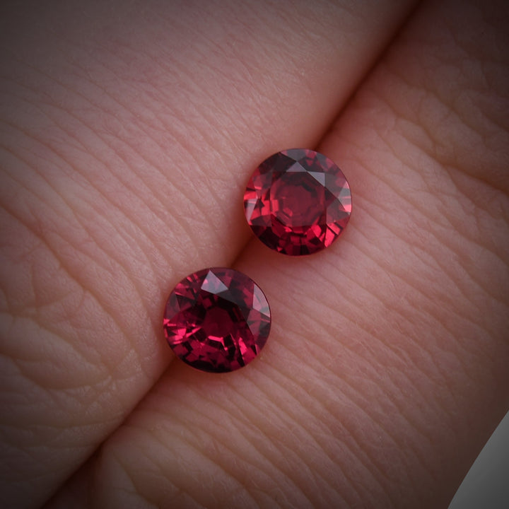 1.24 Carat Red MOZAMBICAN Round Ruby