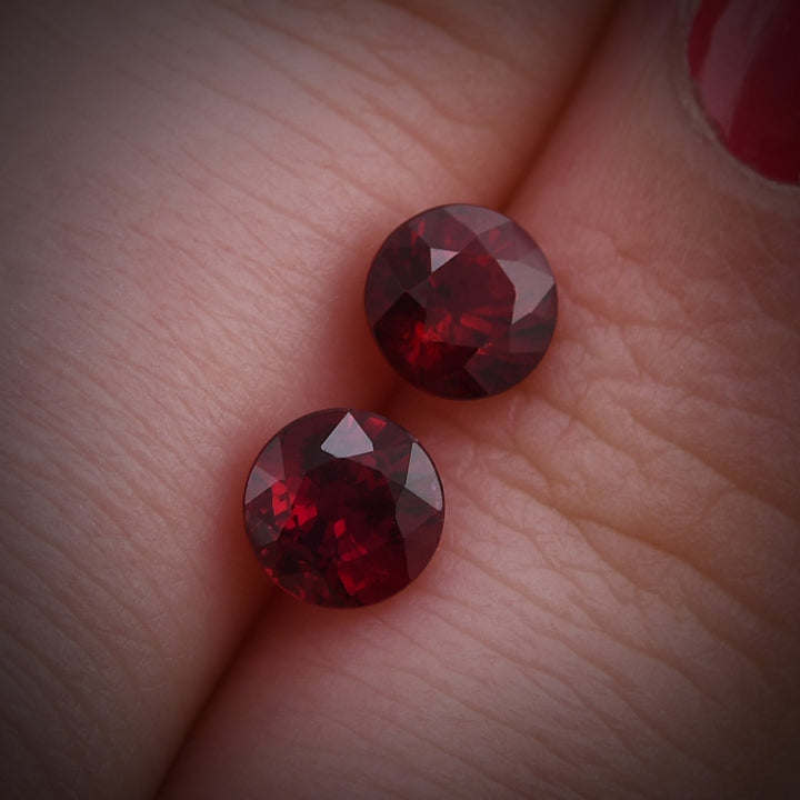 2.04 Carat Red MOZAMBICAN Round Ruby
