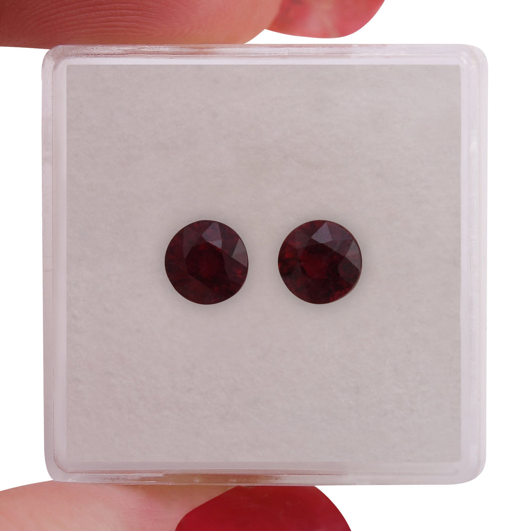 2.05 Carat Red MOZAMBICAN Round Ruby