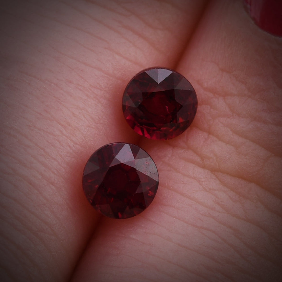 2.05 Carat Red MOZAMBICAN Round Ruby