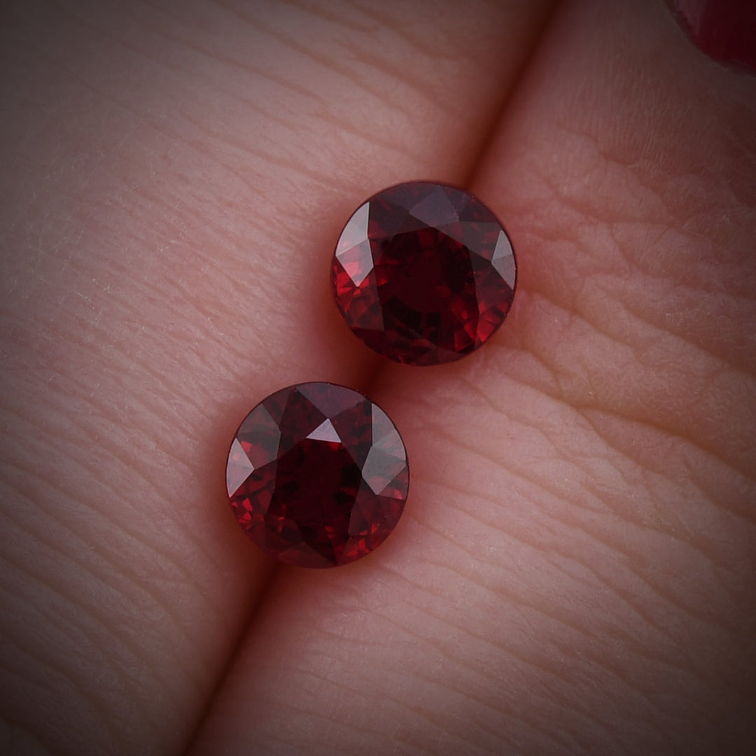 2.08 Carat Red MOZAMBICAN Round Ruby