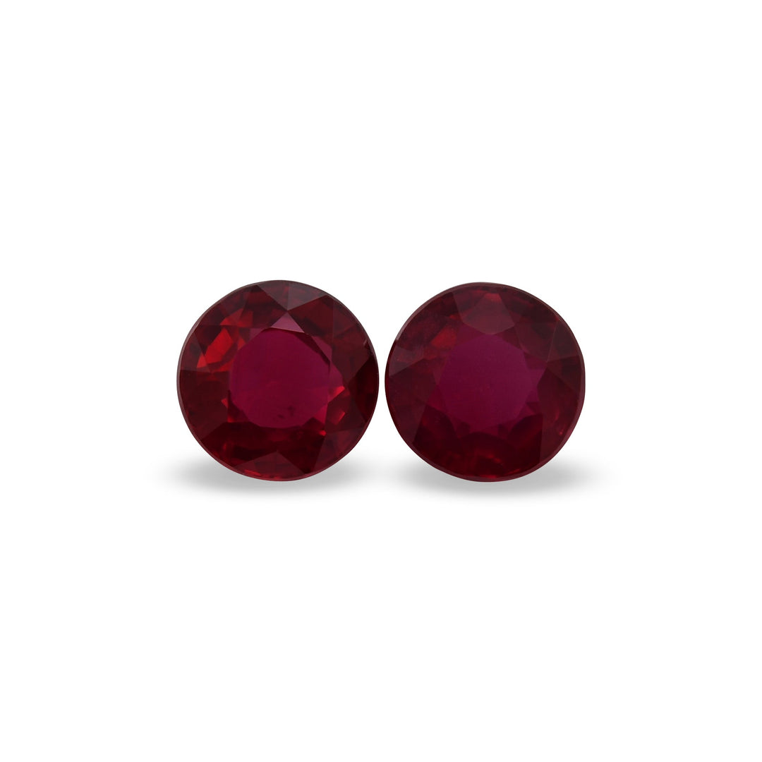 1.59 Carat Red MOZAMBICAN Round Ruby