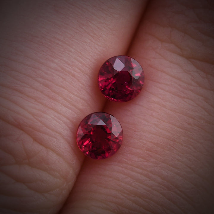 1.51 Carat Red MOZAMBICAN Round Ruby