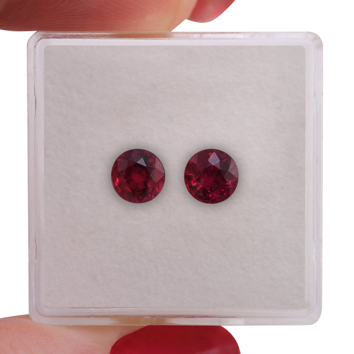 1.51 Carat Red MOZAMBICAN Round Ruby
