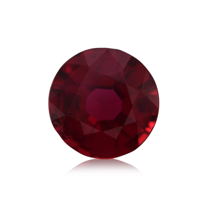 1.33 Carat Red MOZAMBIQUE Round Ruby