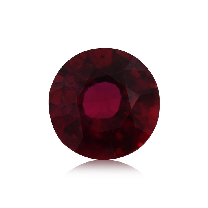 1.48 Carat Red MOZAMBICAN Round Ruby GIA