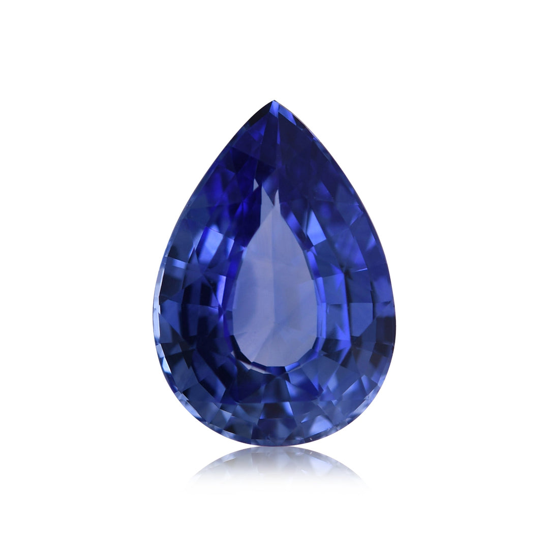 6.99 Carat Blue SRI LANKAN Pear Sapphire CD