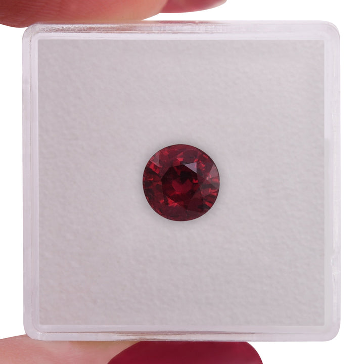1.64 Carat Red MOZAMBICAN Round Ruby GIA