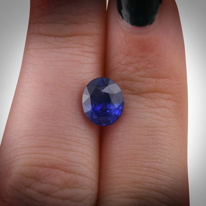 2.72 Carat Blue SRI LANKAN Oval Sapphire