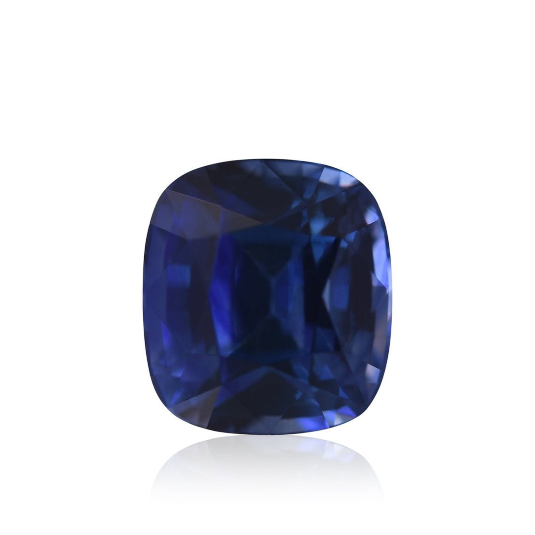 1.62 Carat Blue SRI LANKAN Cushion Sapphire