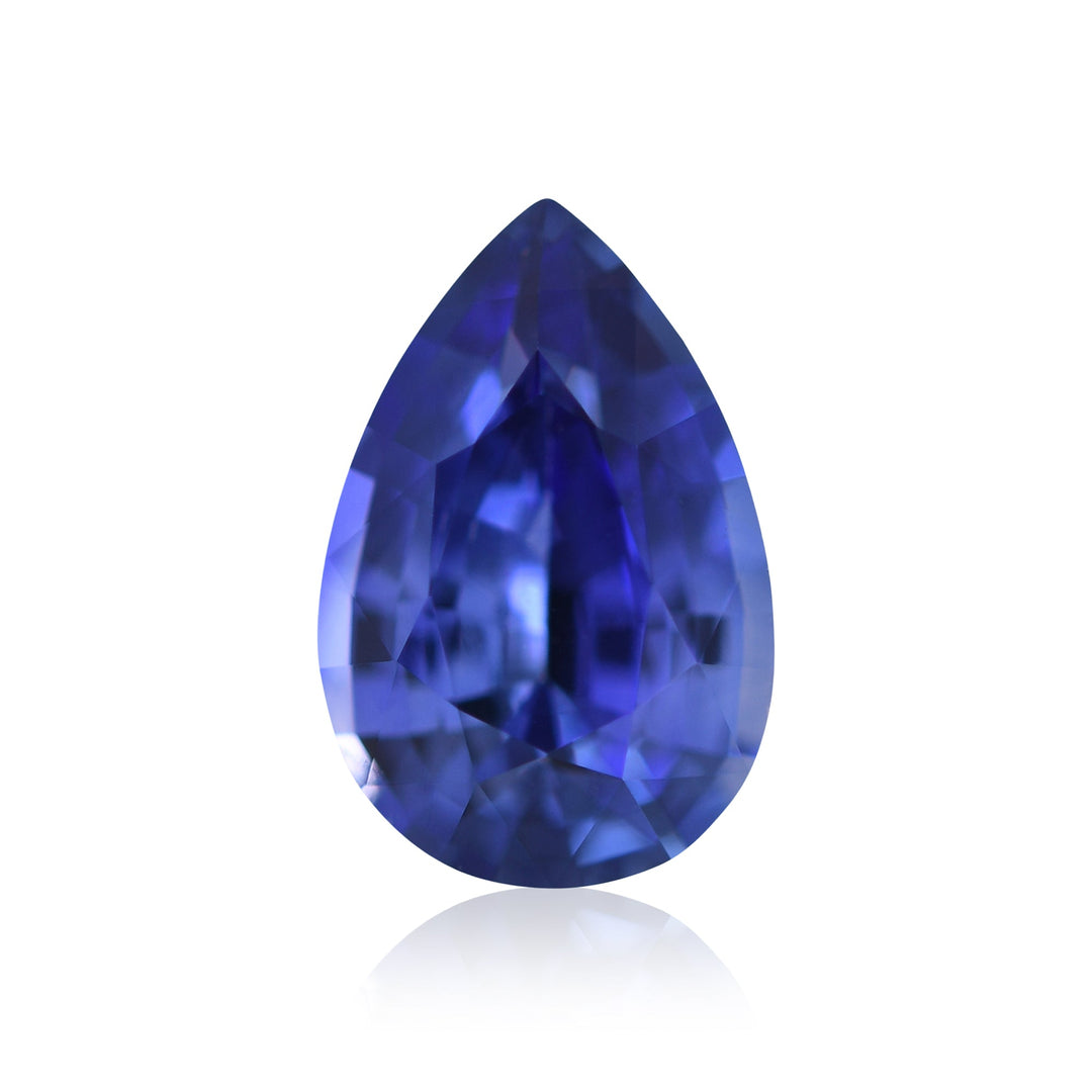1.24 Carat Blue SRI LANKAN Pear Sapphire