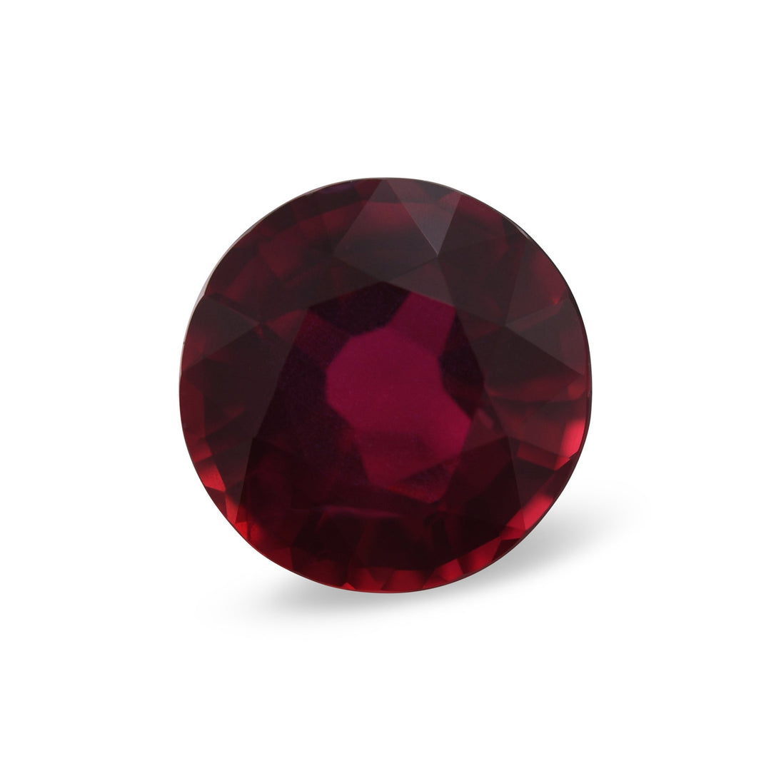 2.29 Carat Red MOZAMBIQUE Round Ruby GIA