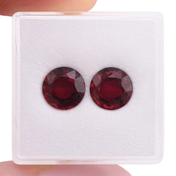 4.43 Carat Red MOZAMBIQUE Round Ruby CD