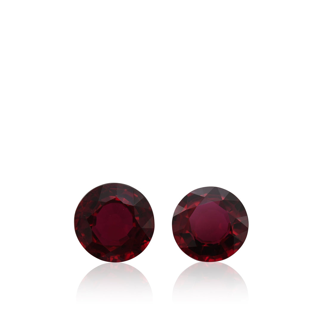 4.43 Carat Red MOZAMBIQUE Round Ruby CD