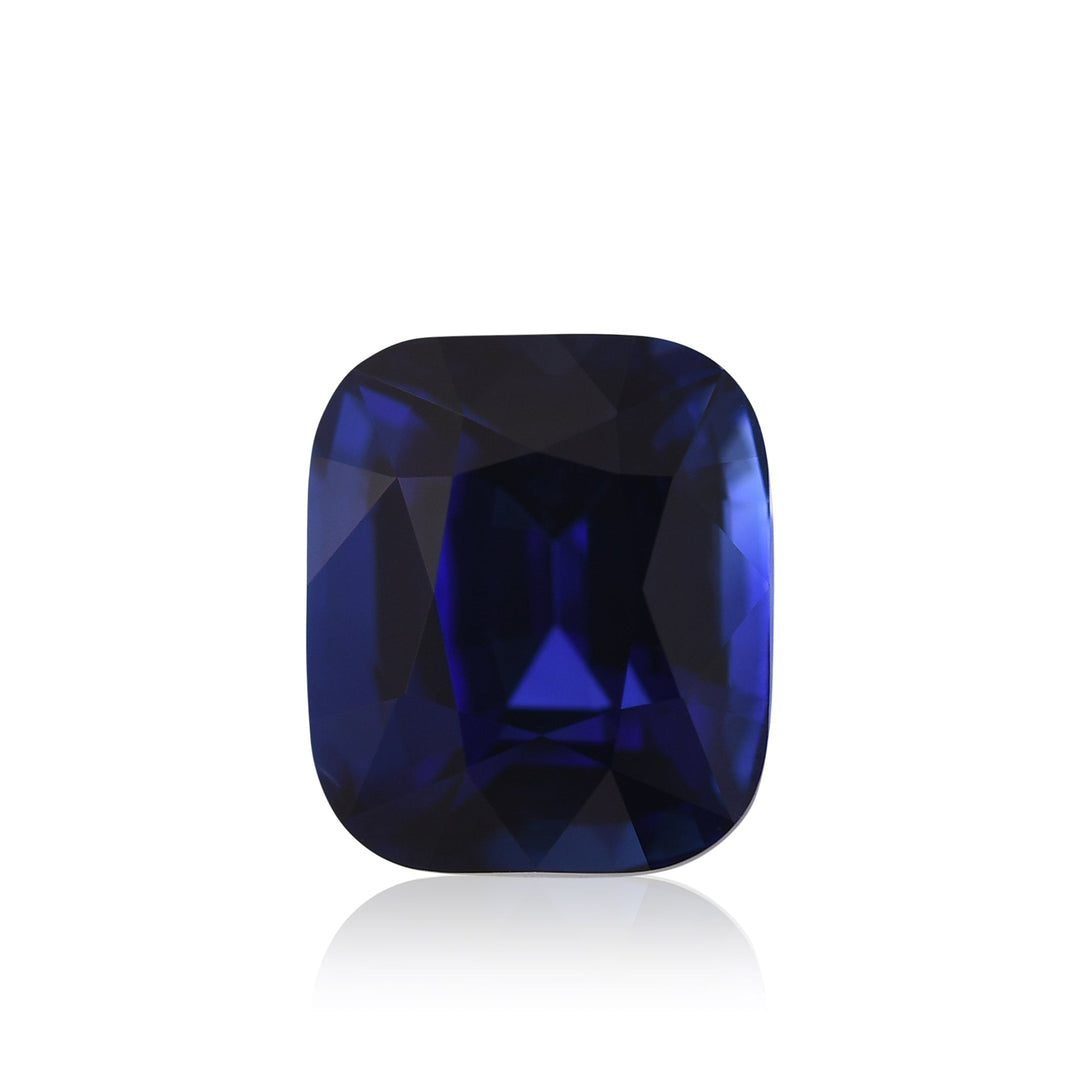 4.04 Carat Blue SRI LANKAN Cushion Sapphire CD