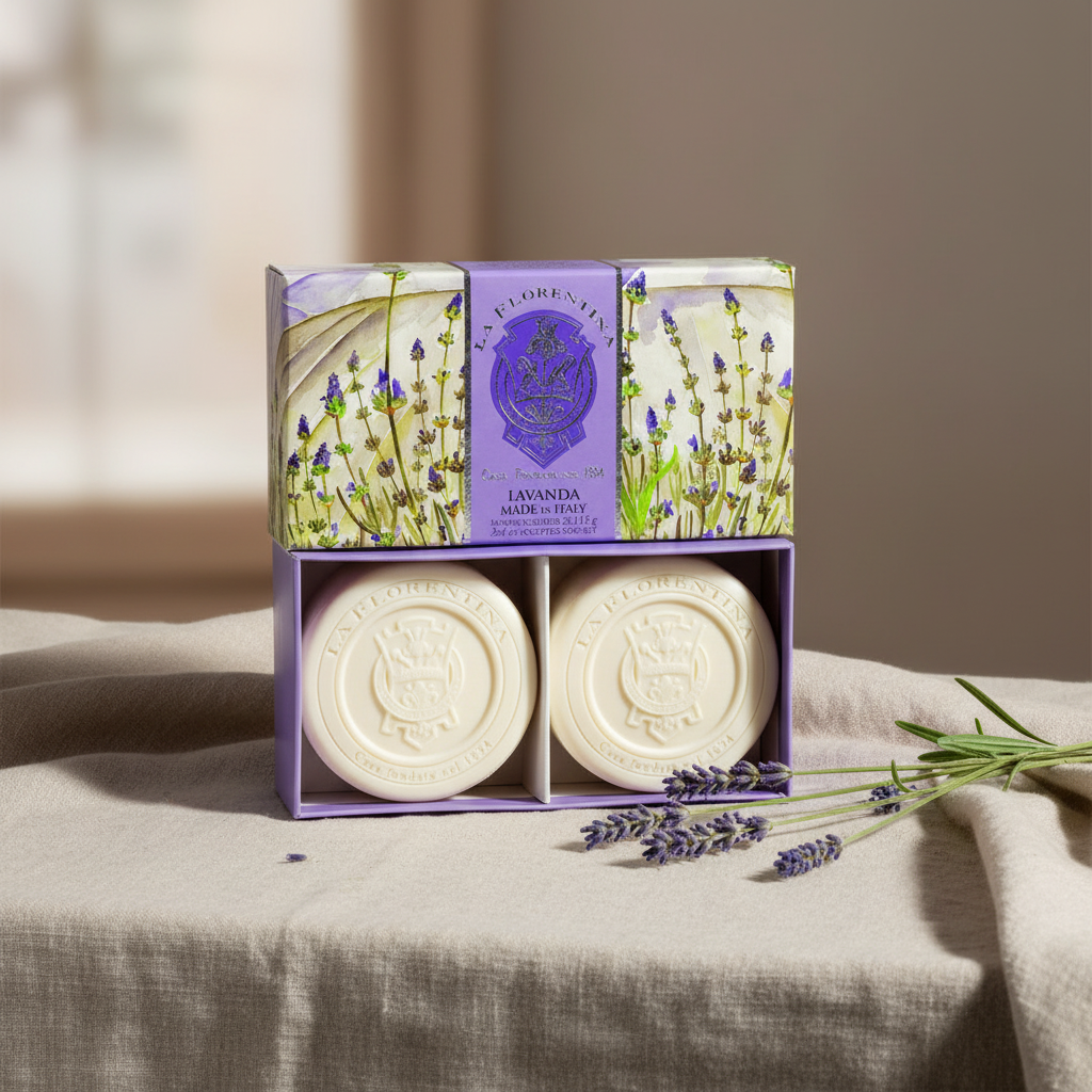 La Florentina Lavender Soaps - Linen
