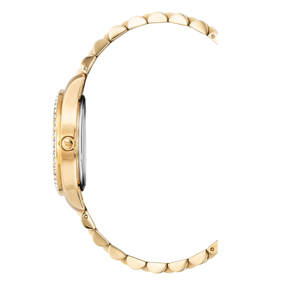 Jacques du Manoir Swiss-Made Inspiration Glamour 34mm Women's Gold Luxury Watch