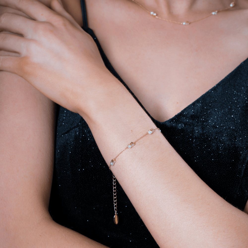 Georgini Bracelet Georgini Noel Nights Snow Drop Bracelet Gold Brand