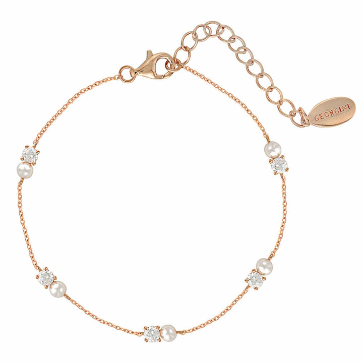 Georgini Bracelet Georgini Noel Nights Snow Drop Bracelet Rose Gold Brand